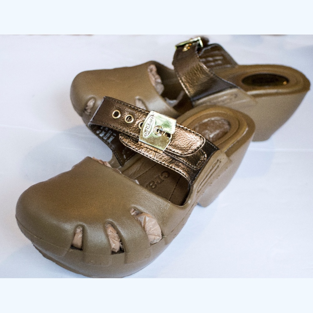 NEW DR SCHOLLS FEEL CRAZY GOOD MULE HEEL SHOES 5